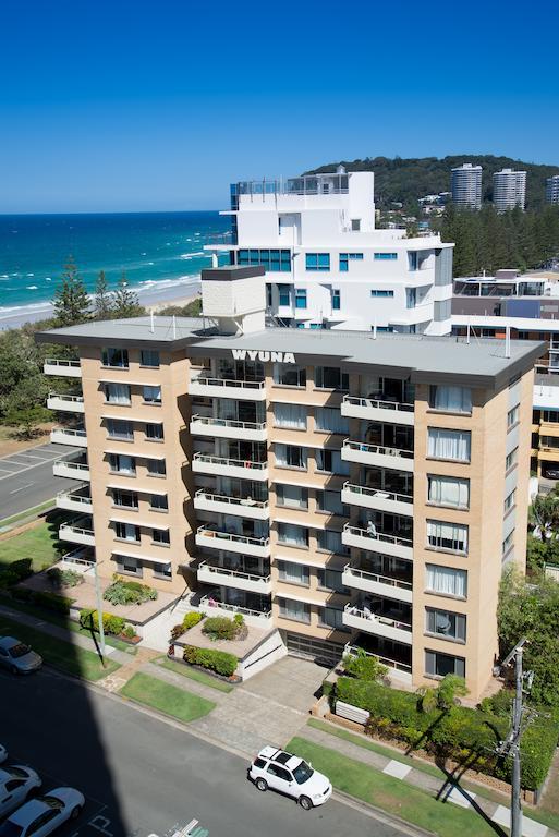 Wyuna Beachfront Holiday Apartments Gold Coast Exterior foto