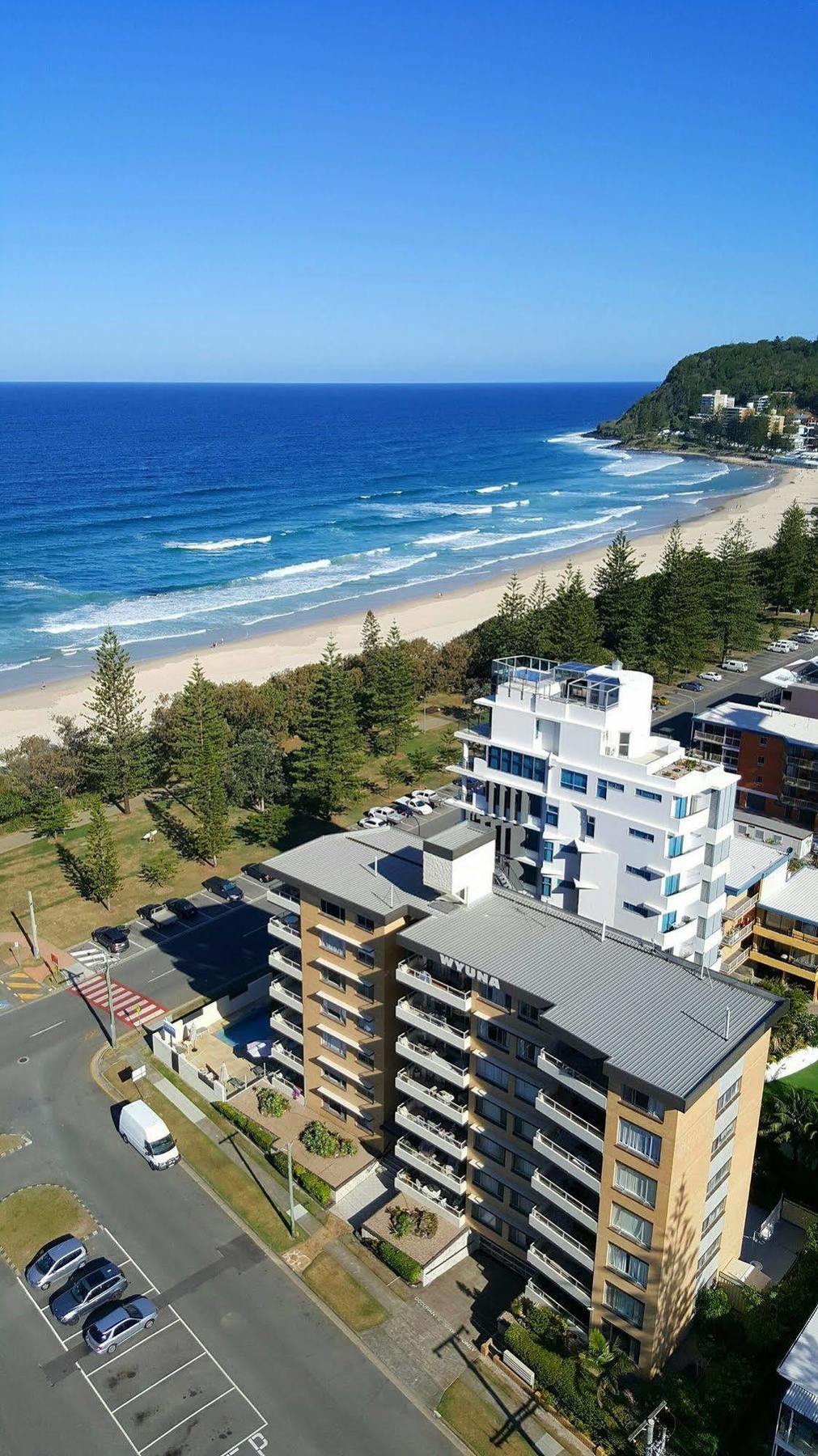 Wyuna Beachfront Holiday Apartments Gold Coast Exterior foto
